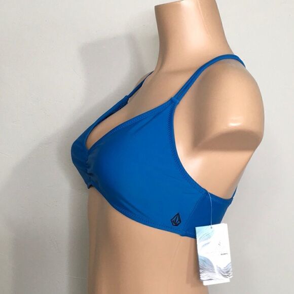 New. Volcom blue bikini top. Large - Picture 5 of 9
